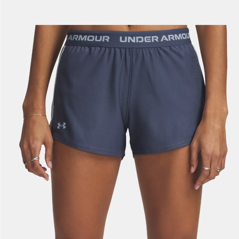 Womens blue/grey Under Armour colonial blue Athletic Shorts